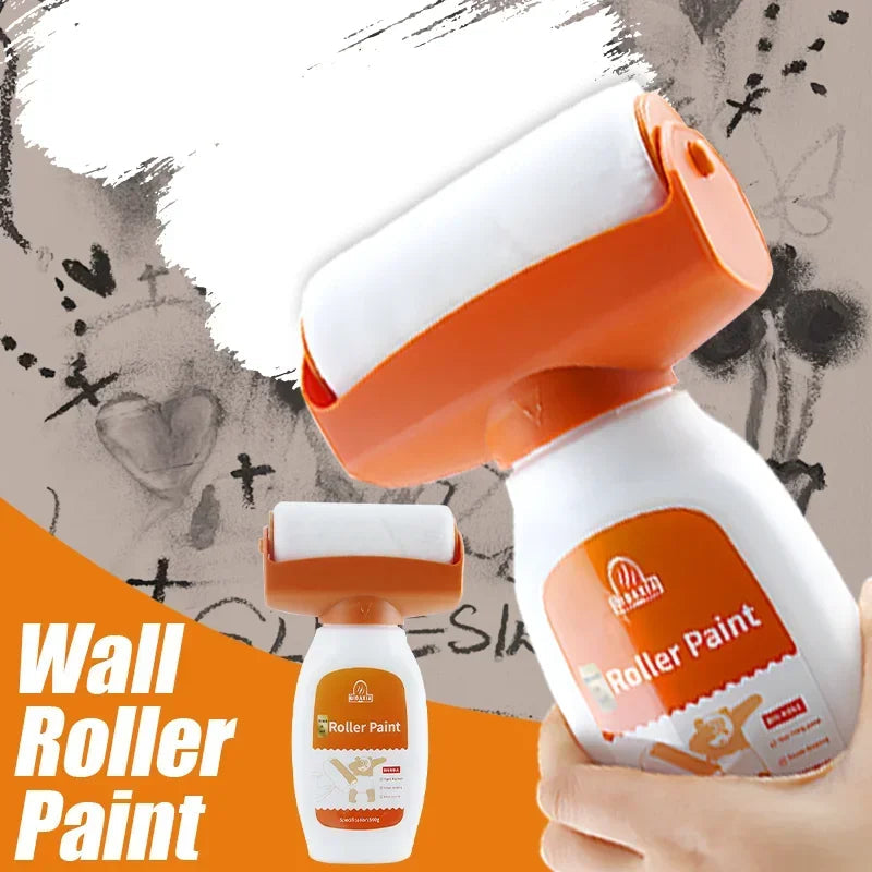 Antibacterial Wall Paint – Strong Repair Latex Paint with Roller Brush