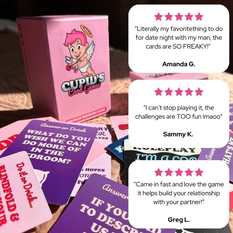 Couples Drinking Hot Game by Cupid'S Card Games