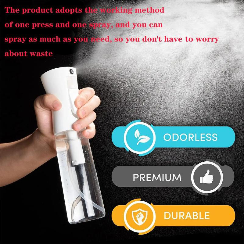 Multipurpose Clear Water Spray Bottle, Handheld Sprayer Bottle, Gardening Tools, Ultra-Fine Continuous Water Jet, Outdoor Furniture Water Sprayer for Hair Styling, Pets, Plants, Cleaning